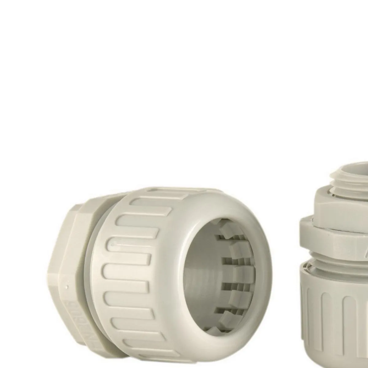  - Conector para Tubería Corrugado PVC 3/4" 2u