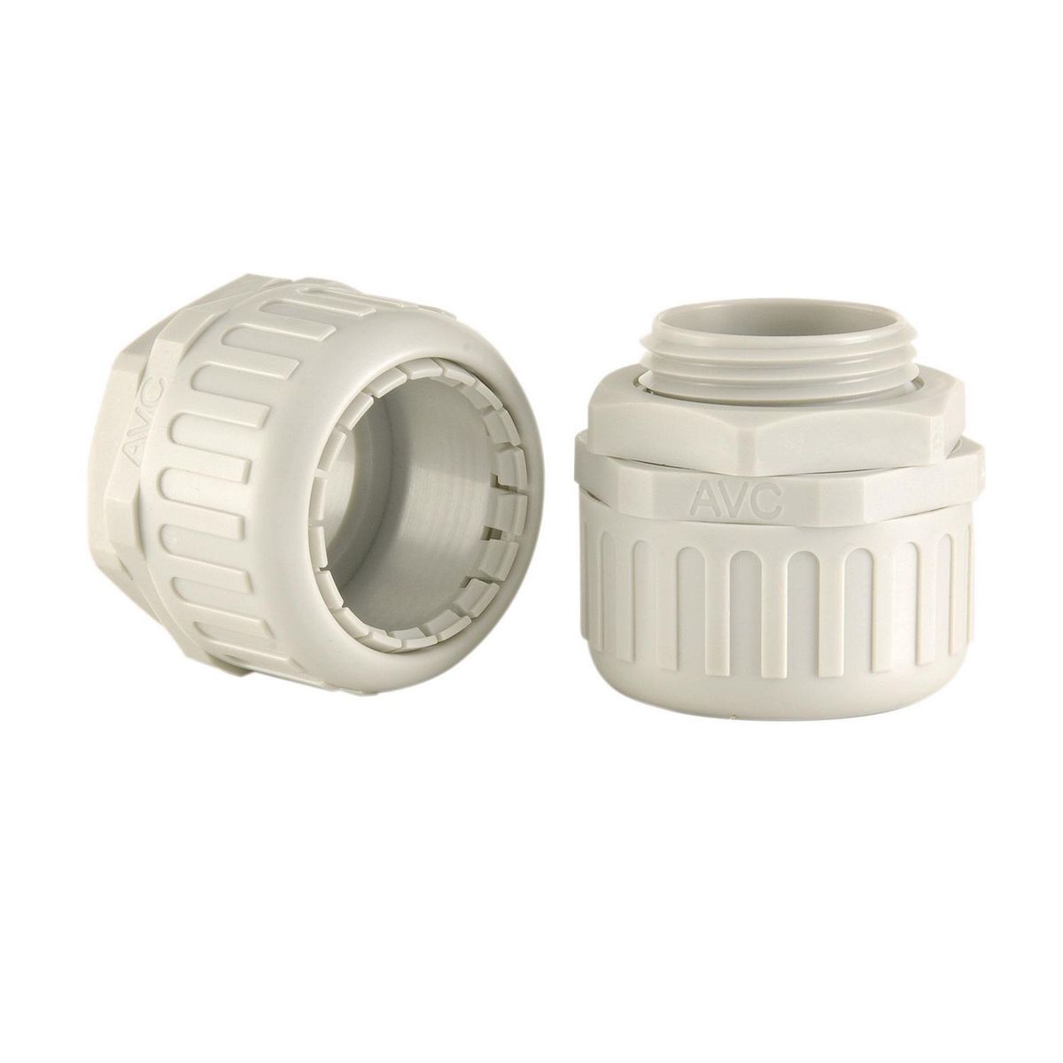  - Conector para Tubería Corrugado PVC 1" 2u