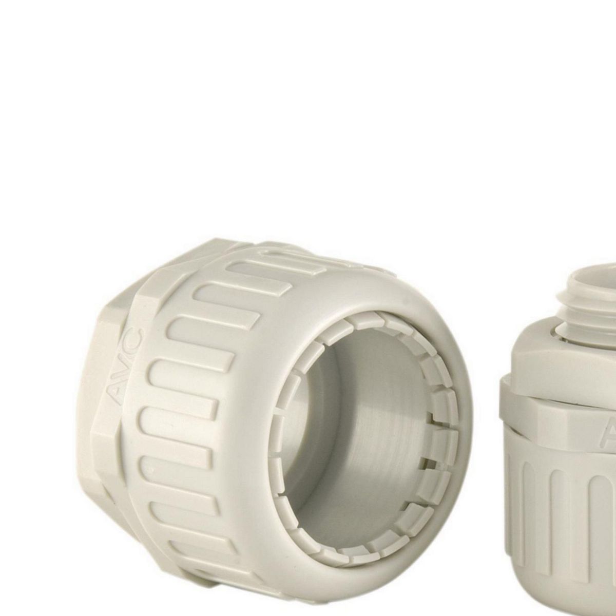  - Conector para Tubería Corrugado PVC 1" 2u