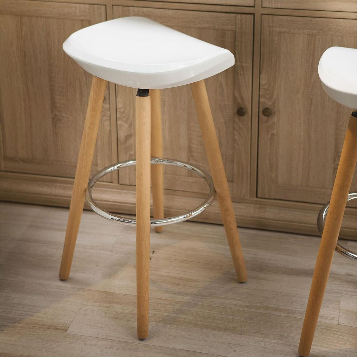 JUST HOME COLLECTION - Banco Bar Corazón Blanco