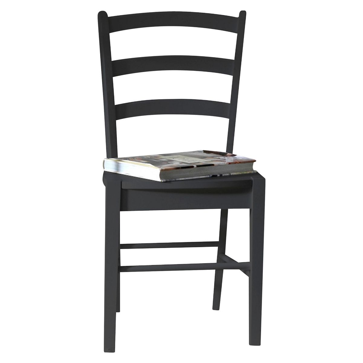 JUST HOME COLLECTION - Silla de Comedor madera Negro