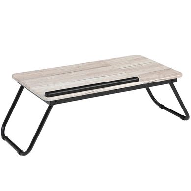 Mesa para laptop Natural/Negro