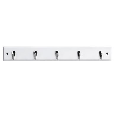 Perchero de Pared 5 Ganchos Blanco
