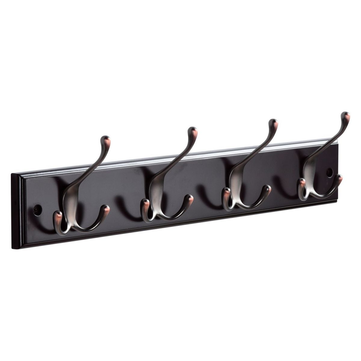 JUST HOME COLLECTION - Perchero de Pared 4 Ganchos Triple Expresso