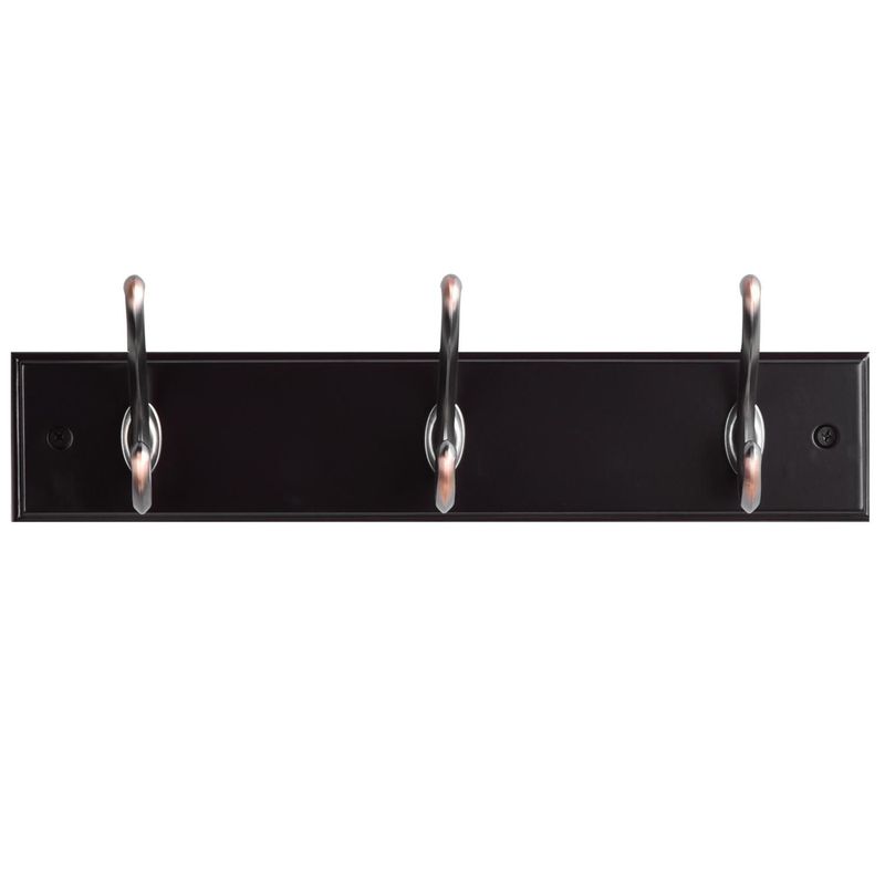 JUST HOME COLLECTION - Perchero de Pared 3 Ganchos Expresso