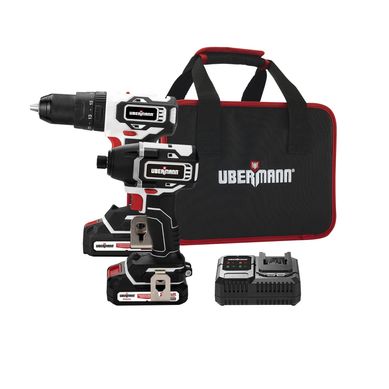 Taladro Percutor Inalmbrico Ubermann 1/2