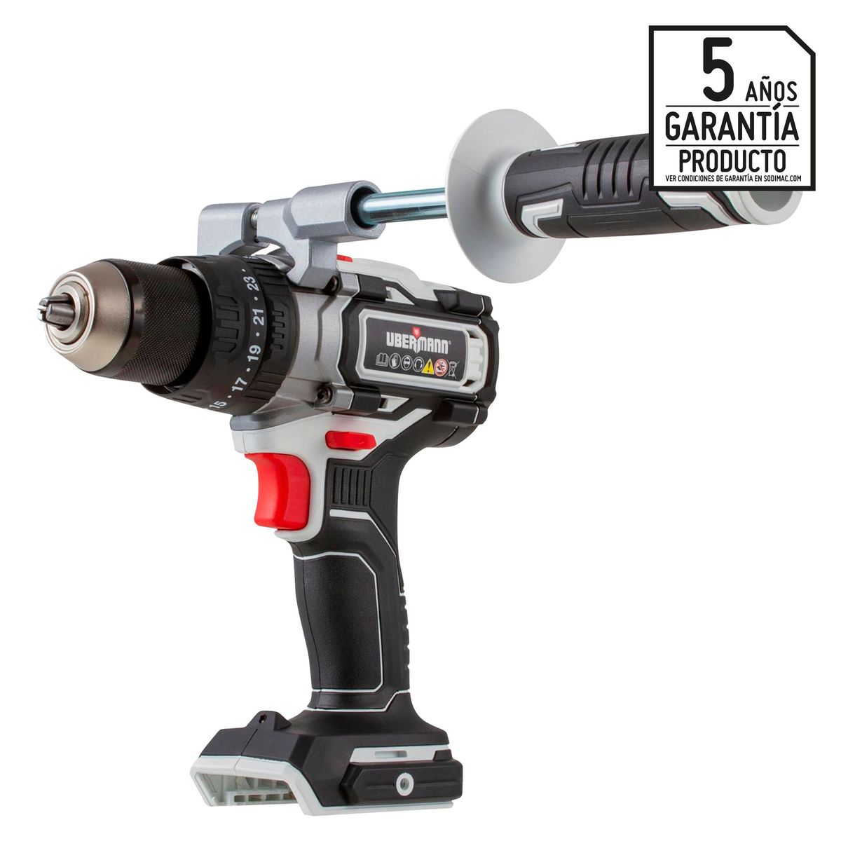 UBERMANN - Taladro Atornillador Multiforce Ubermann Inalámbrico 13 mm 20V (Sin batería)