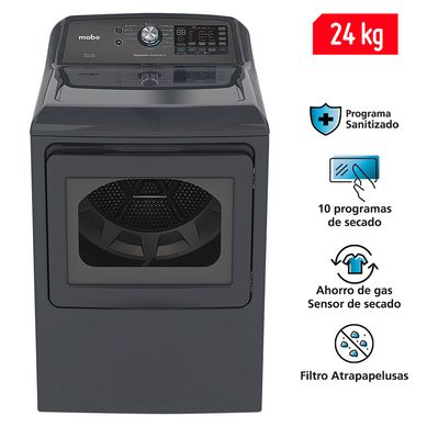 Secadora Mabe 24 Kg a Gas SMG17R8MSDBB0 Gris