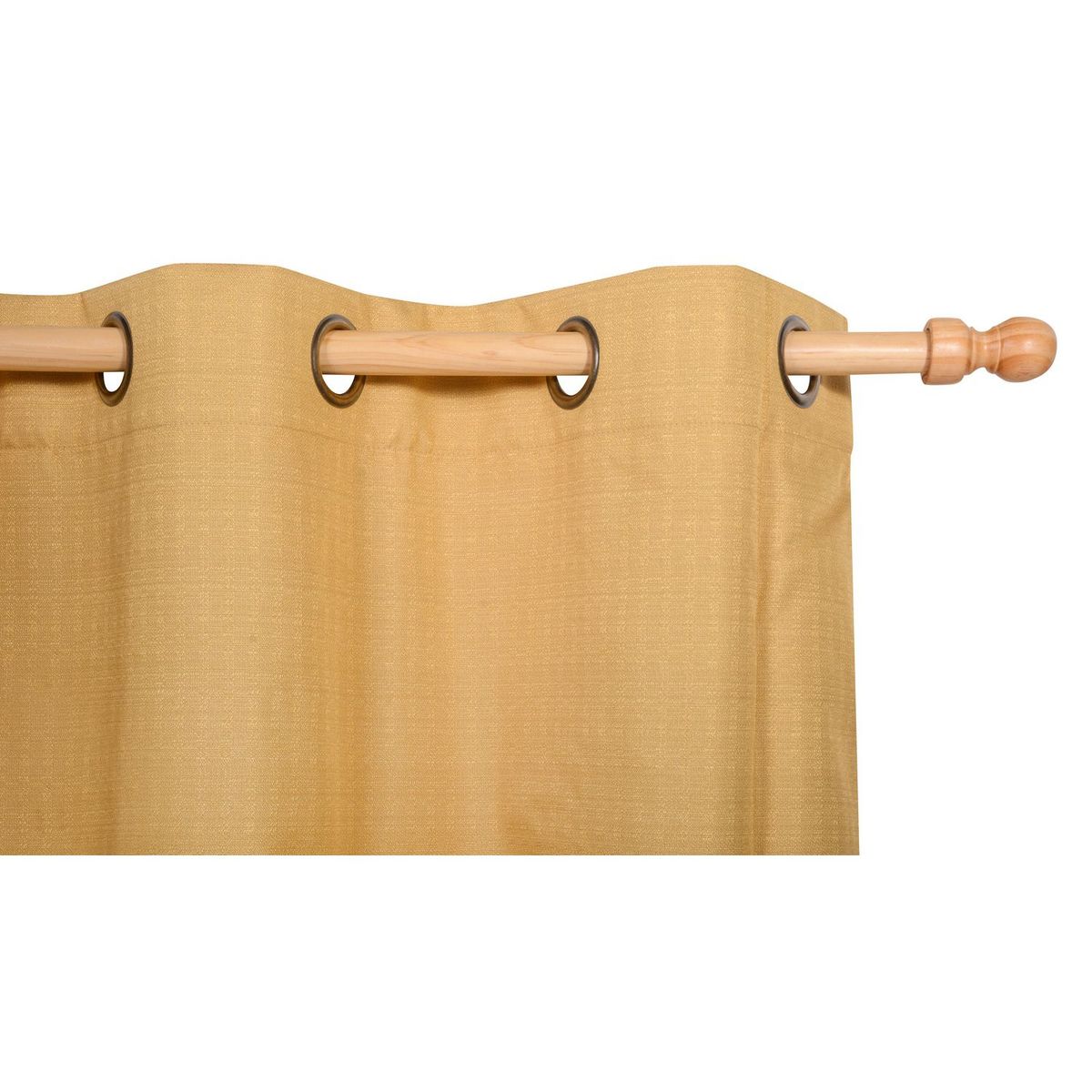 JUST HOME COLLECTION - Cortina de Tela Camil 140x220cm Ocre