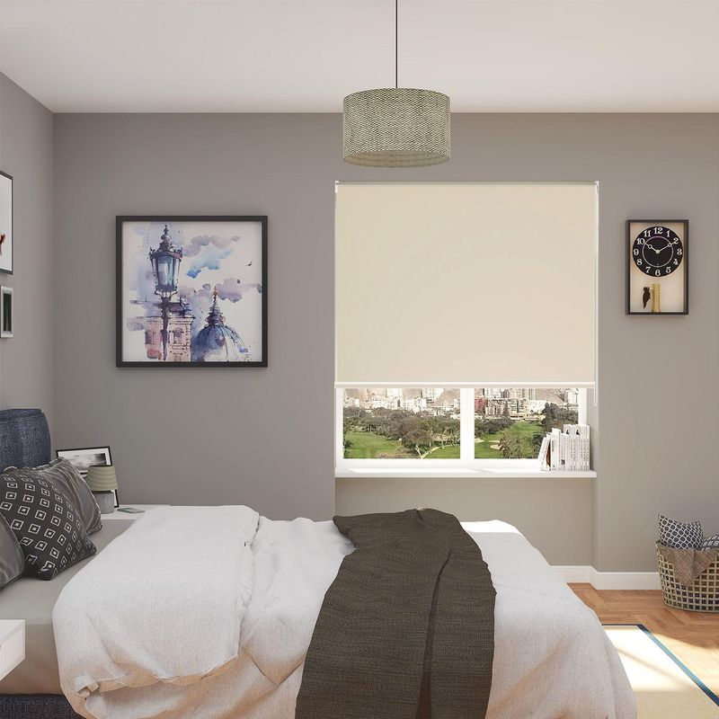 SUNLINE - Cortina Roller Blackout Premium Beige 60 x 100 cm Sunline