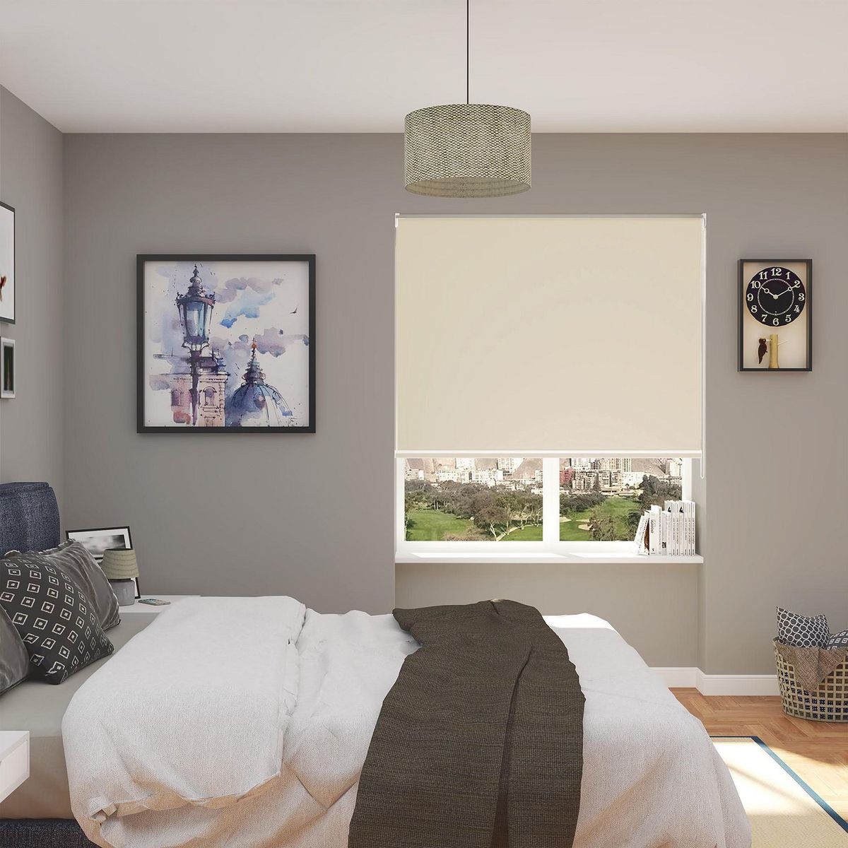 SUNLINE - Cortina Roller Blackout Premium Beige 60 x 210 cm