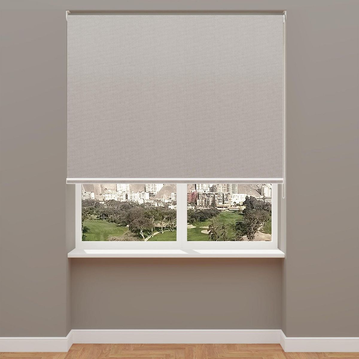 SUNLINE - Cortina Roller Blackout Fiber Gris 80 x 230 cm