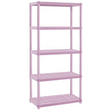 Estante Plstico Rimax 5 Niveles 169.5x30.1x60.6cm Rosado