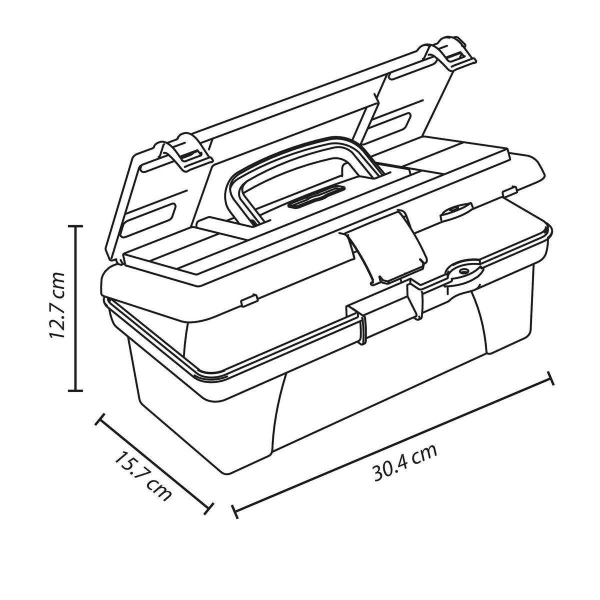 RIMAX - Caja 12" Azul/Amarillo/Blanco