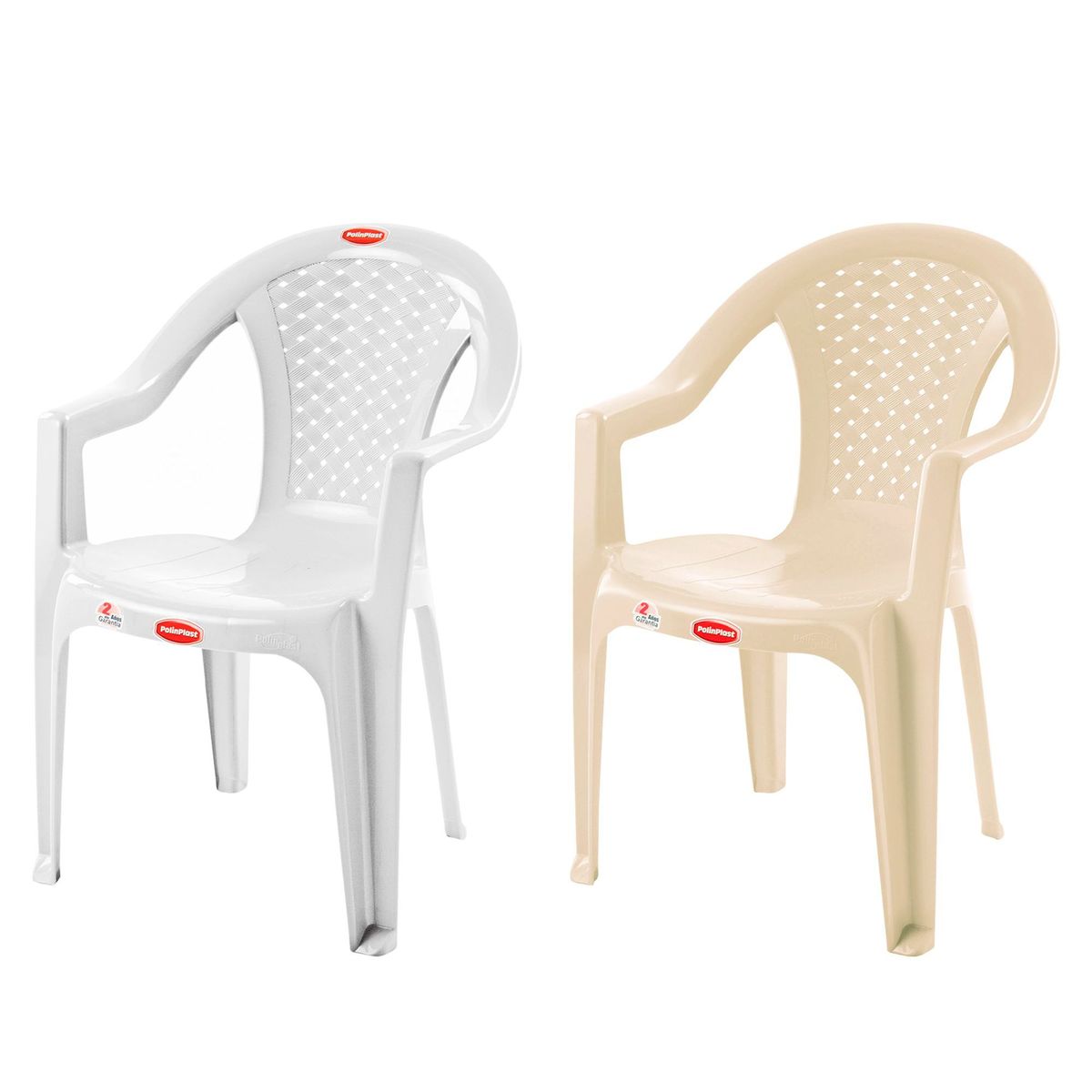 POLINPLAST - Silla de Plástico Cumbia con Brazos