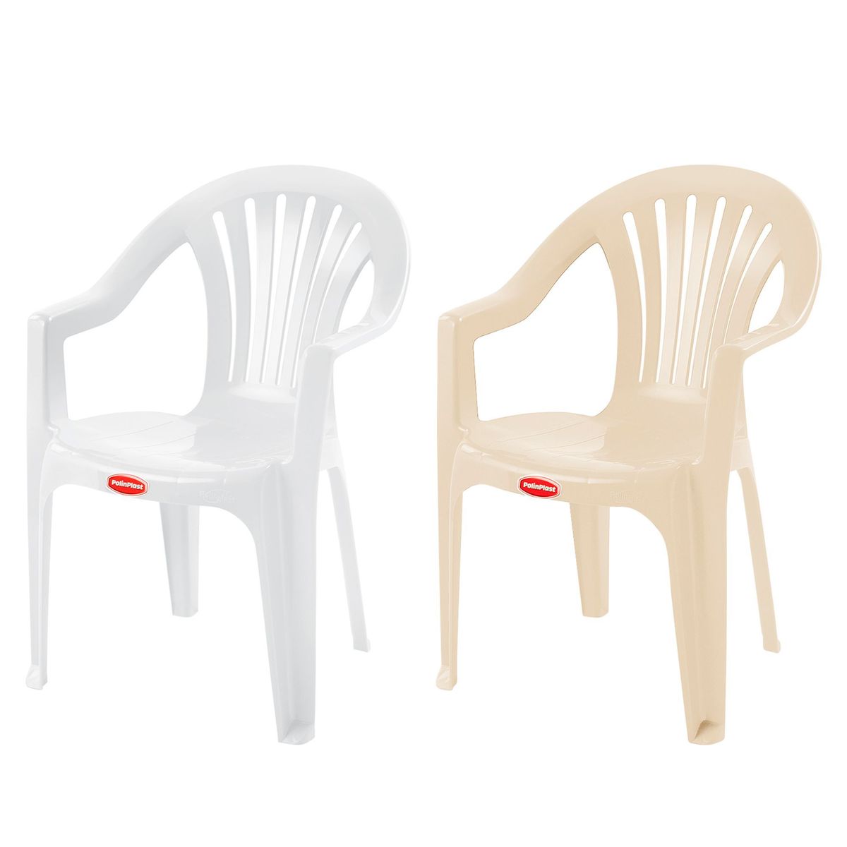 POLINPLAST - Silla de Plástico Salsa con Brazos