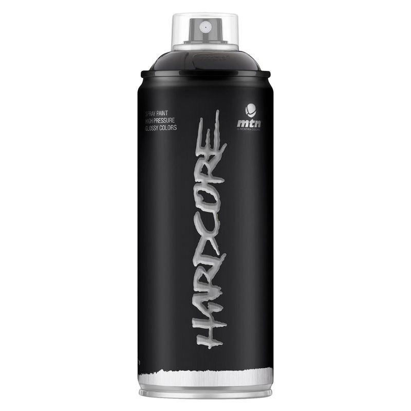 GENERICO - Pintura Spray Negro Brillante 400ml