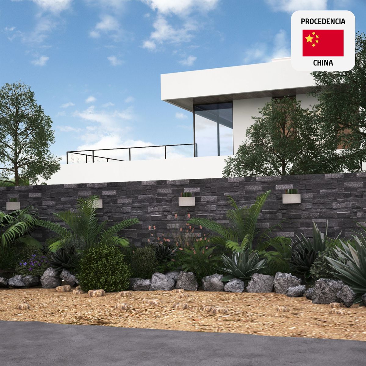 KLIPEN - Fachaleta Negra 60x15cm