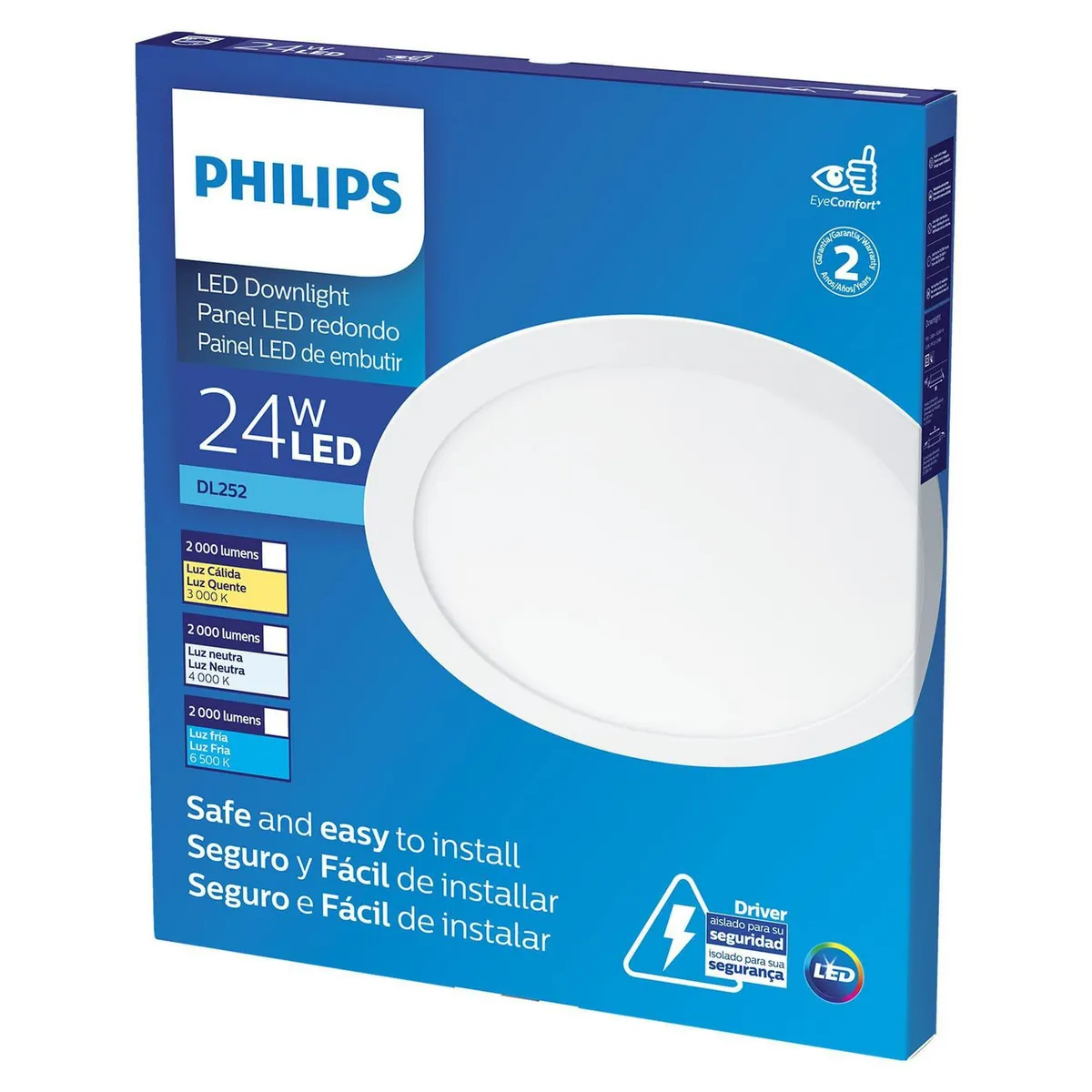 PHILIPS - Downlight para Empotrar 24W Luz Fría
