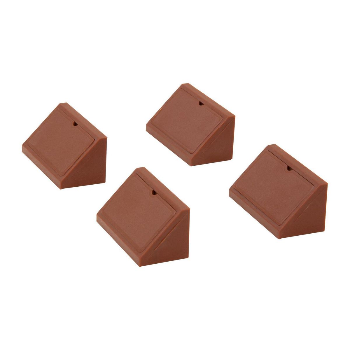  - Soporte Angular Doble Cerezo x 4 unid.