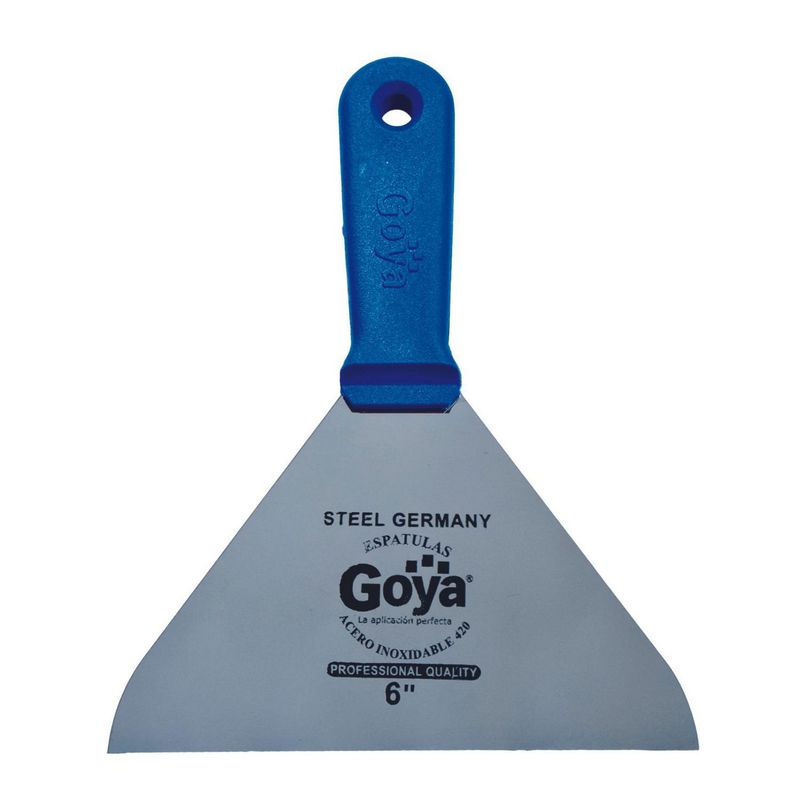GOYA - Espátulas 6 de Acero Inoxidable 420
