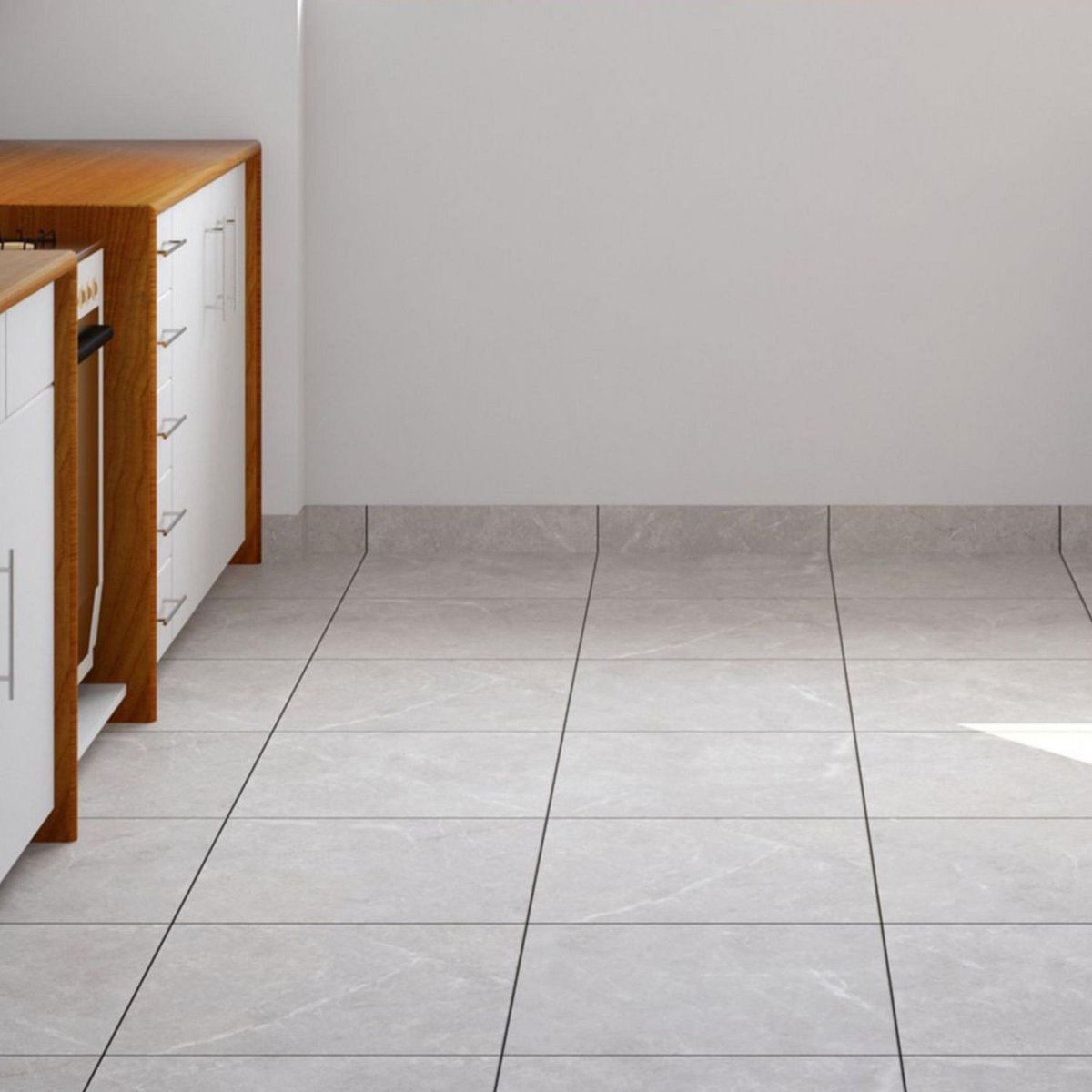 CELIMA - Porcelanato Blanco Cementicio 61x61cm 1.48m2