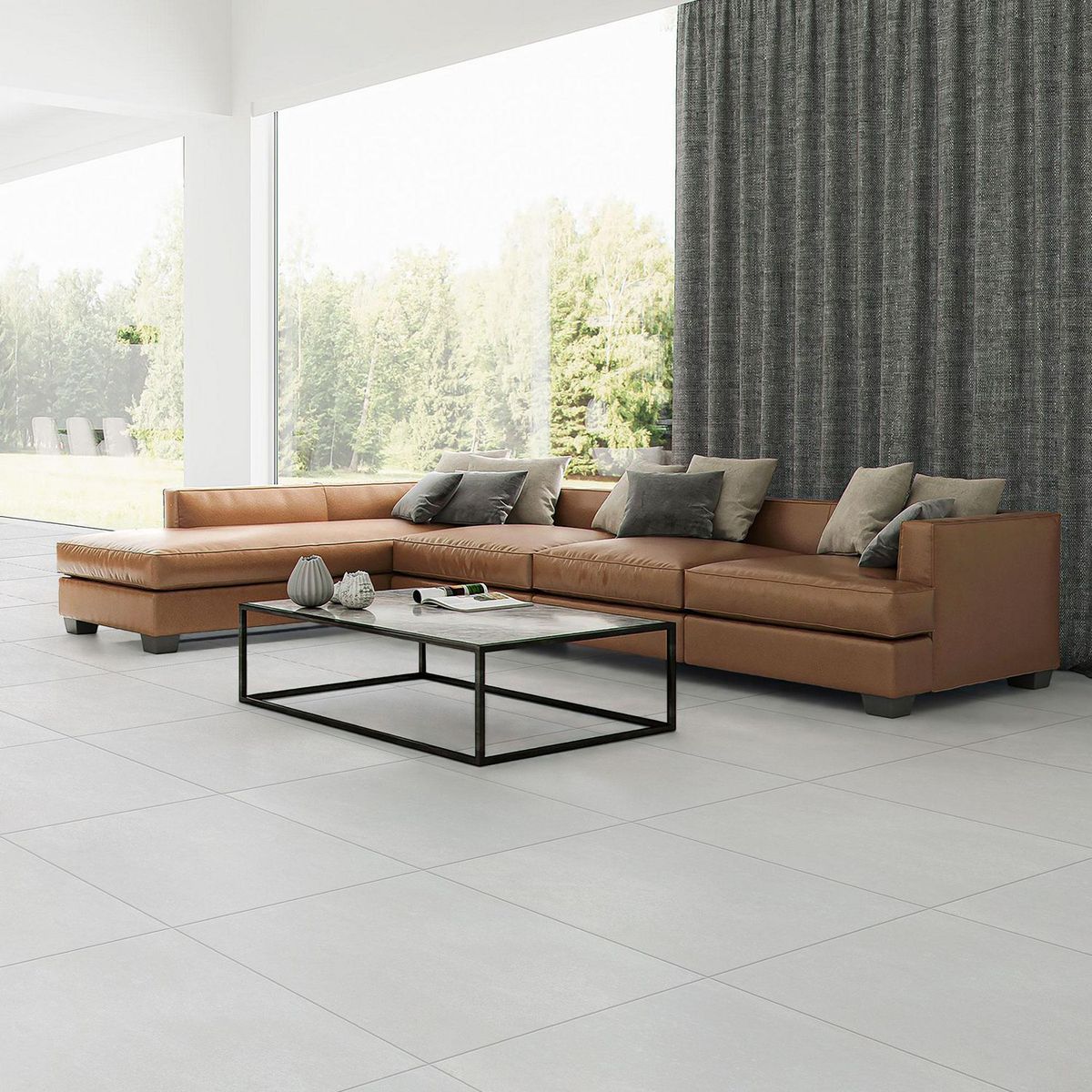 CELIMA - Gres porcelánico Gris 60x60 Cementicias Mate 1.48 m2