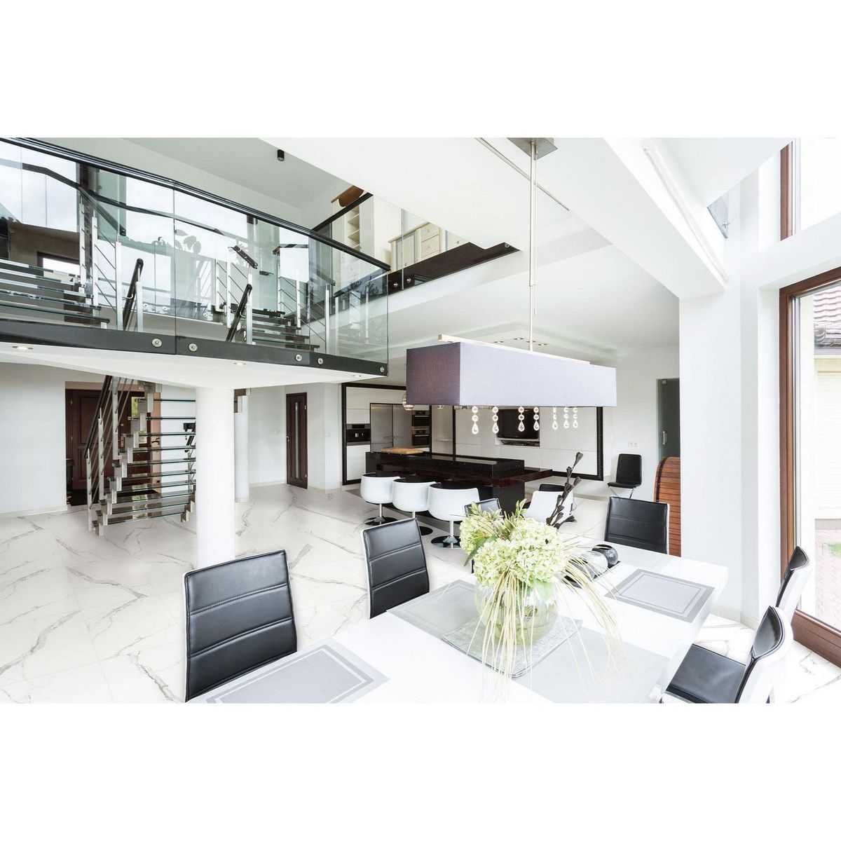 CELIMA - Porcelanato Blanco Marmol 61x61cm 1.48m2