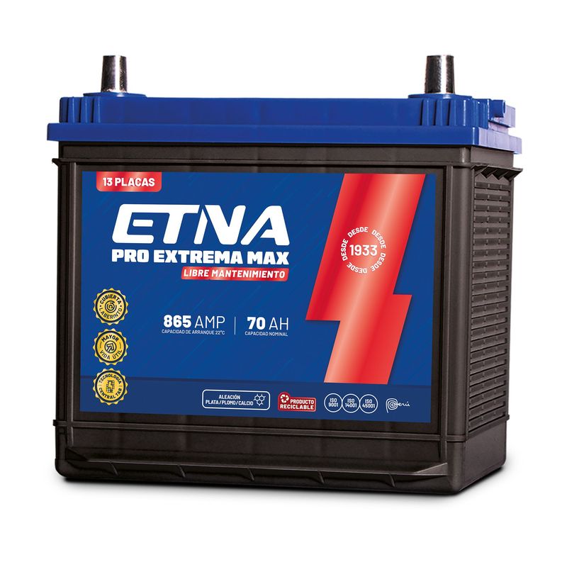 ETNA - Batería para Auto 13 Placas 70Ah