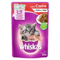 Whiskas Cachorros Alimento para Gatos 85 gr Sabor Carne