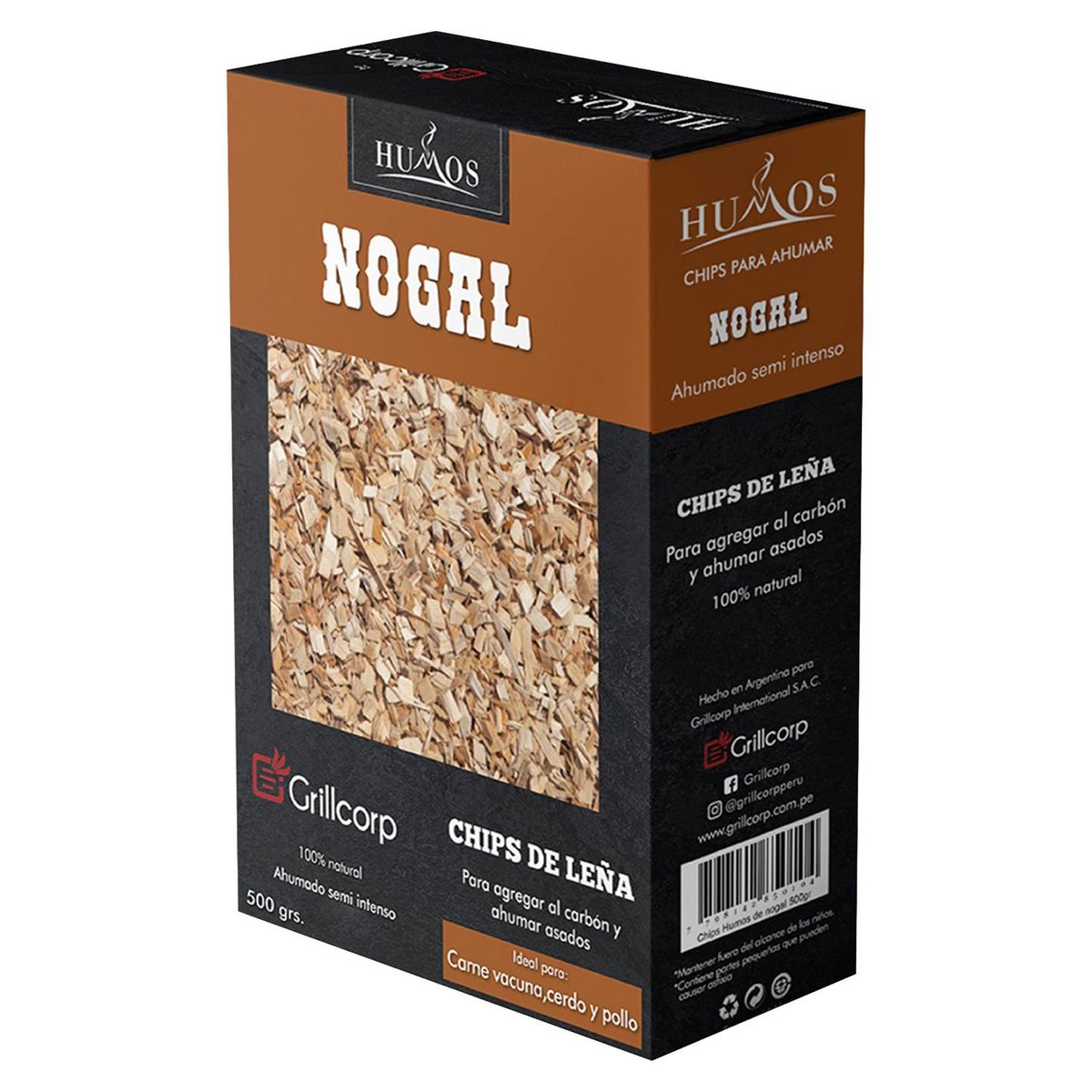 GRILLCORP - Astillas de Nogal 500gr