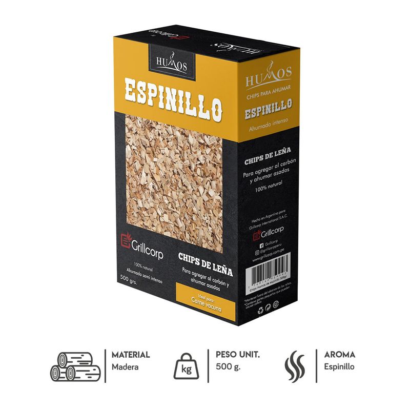 GRILLCORP - Astillas de Espinillo 500gr