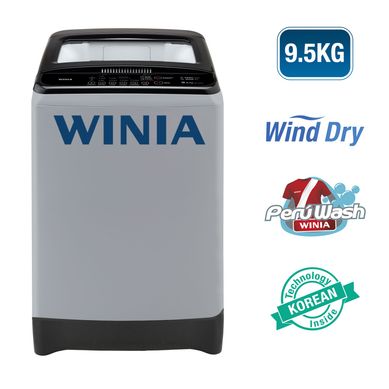 Lavadora Winia 9.5 Kg WLA-195ECG Silver