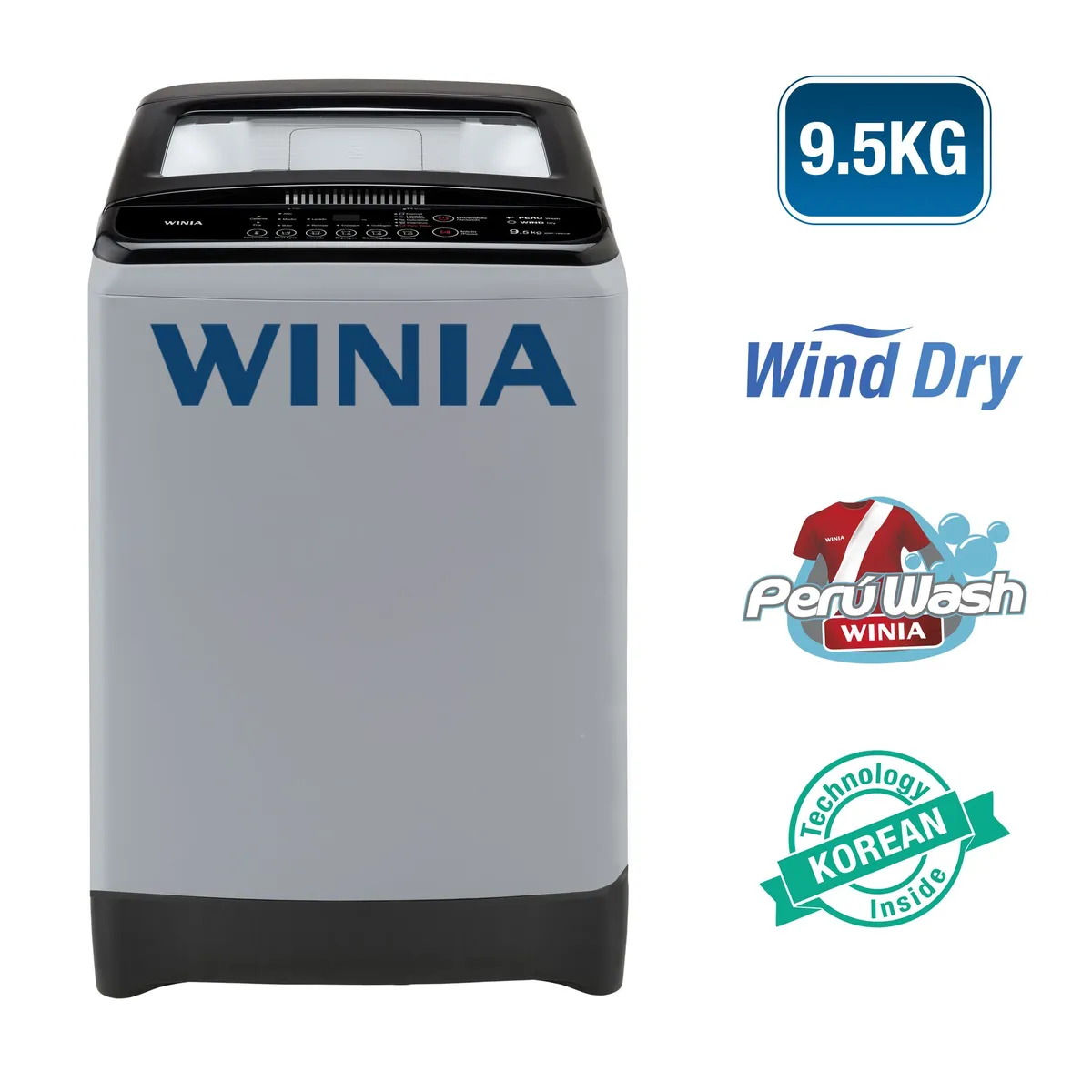 WINIA - Lavadora Winia WLA-195ECG 9.5 Kg