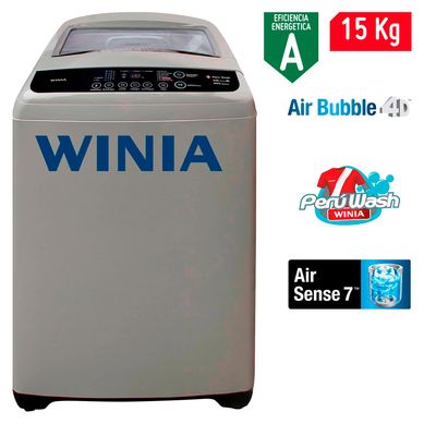 Lavadora Winia 15 Kg WLA-150GMG Silver