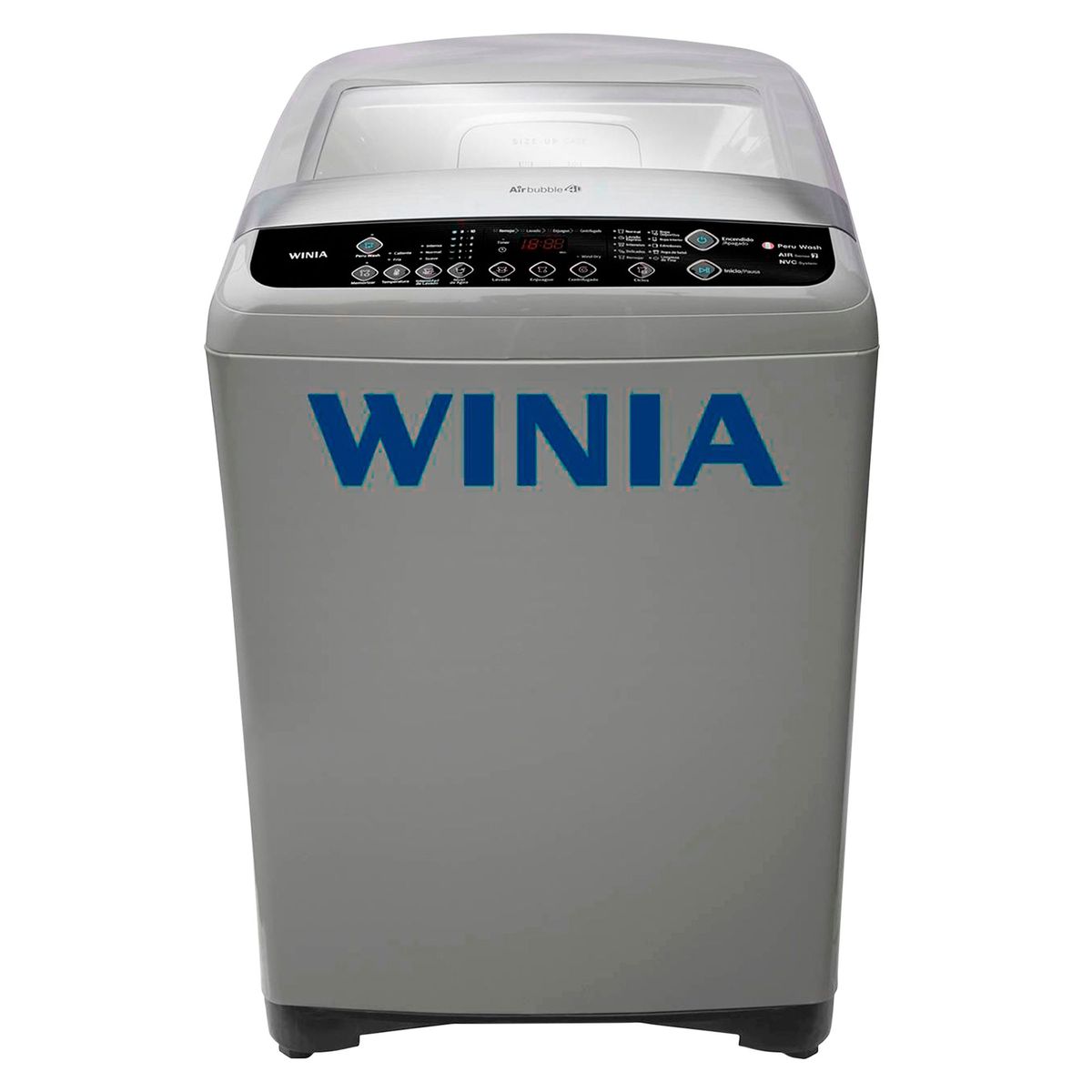 WINIA - Lavadora Winia 19 kg Silver Carga Superior WLA-193GMG