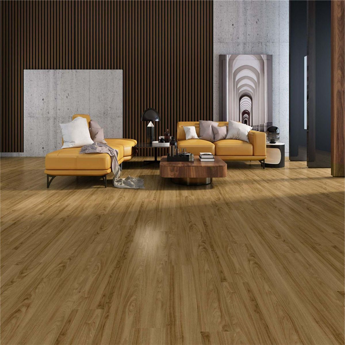  - Pisos Vinílico Familia Castaño 1mm - Venta por metro cuadrado