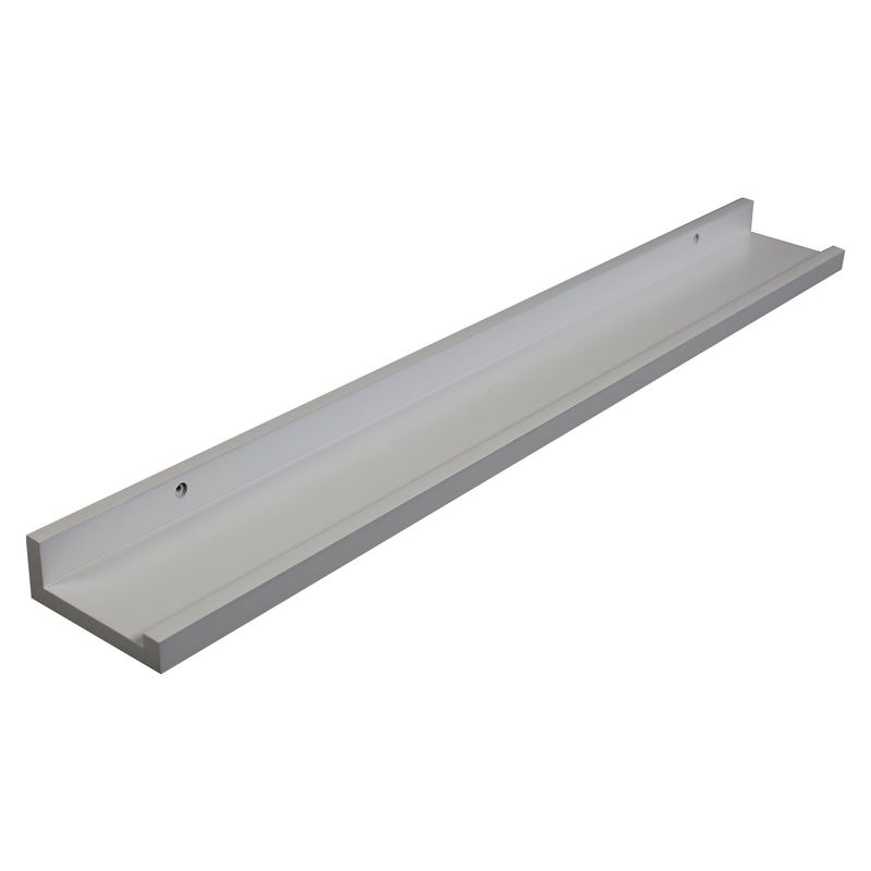 JUST HOME COLLECTION - Repisa Flotante de Melamina para Cuadros Blanco 80x10x4cm