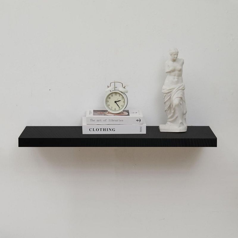 JUST HOME COLLECTION - Repisa Flotante 60x23.5x3.8cm Negro