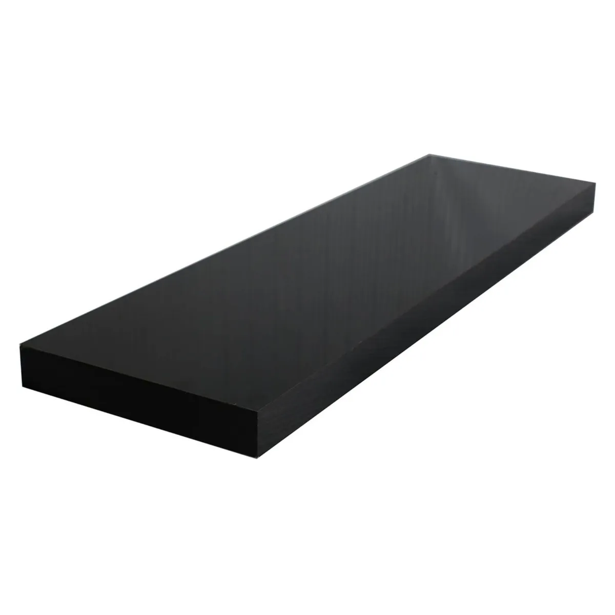 JUST HOME COLLECTION - Repisa Flotante de Melamina 80x23.5x3.8cm Negro