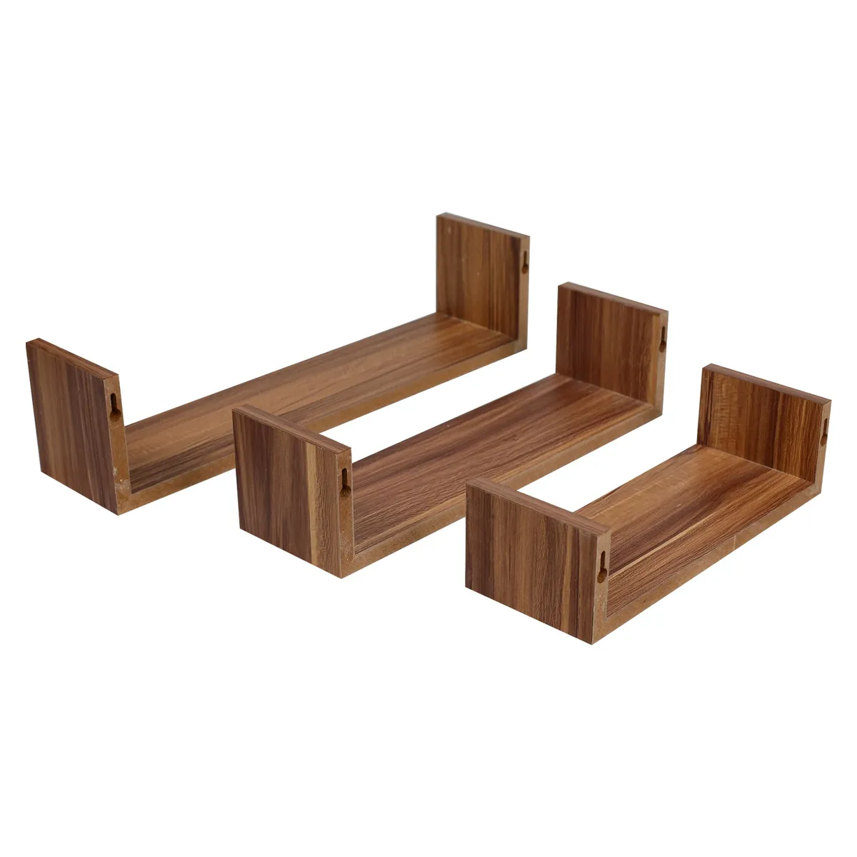JUST HOME COLLECTION - Set 3 Repisa Flotante de Melaminas Madera