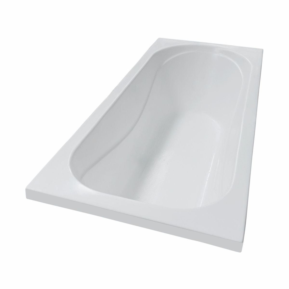CUBA&SPA - Tina de Baño Rectangular Zeus 170x75cm Blanca