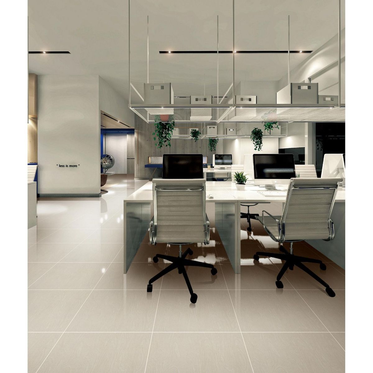 HOLZTEK - Porcelanato Beige Marmolizado 60X60cm 1.44m2 Veta