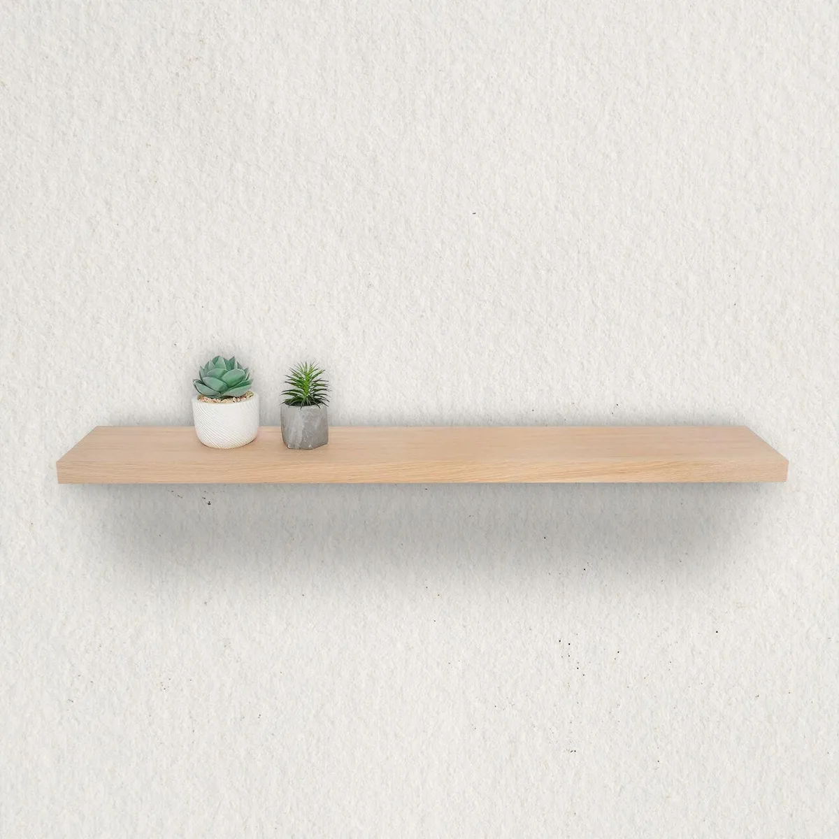 JUST HOME COLLECTION - Repisa Flotante de Melamina de Melamina 120x80x3.8cm Natural