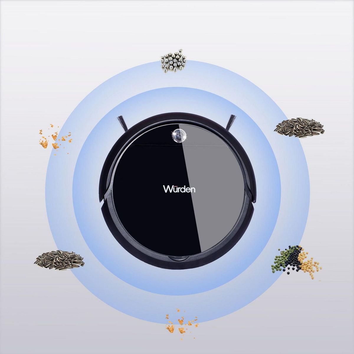 WURDEN - Aspiradora Robot Wurden 0.15L Multifuncional 2 en 1