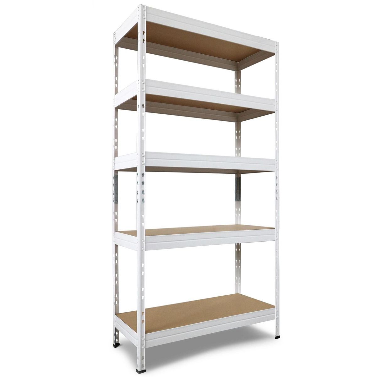 FIXSER - Estante Metal 5 Niveles 180x90x40cm Negro