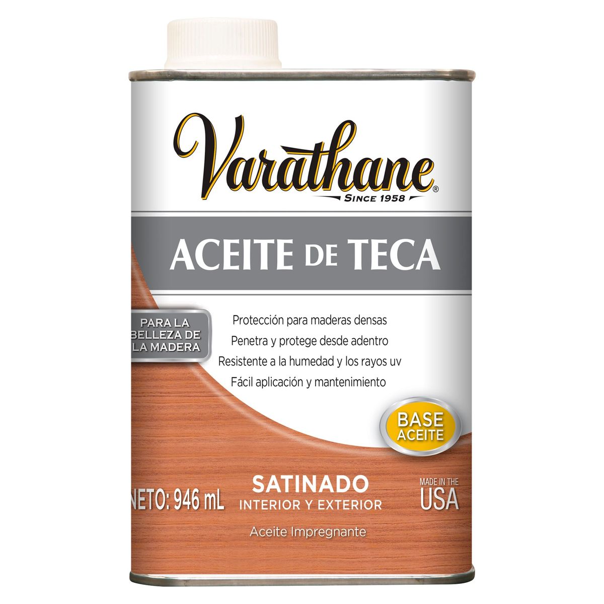 VARATHANE - Aceite de Teca Varathane 0.946L