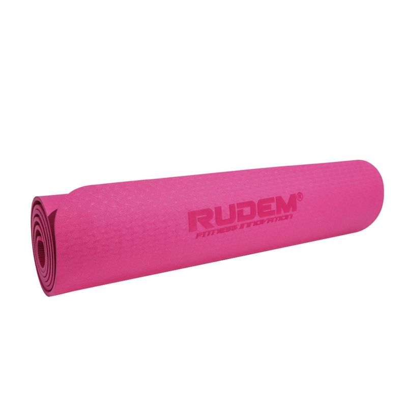 RUDEM - Matt de Yoga Rosado 8mm