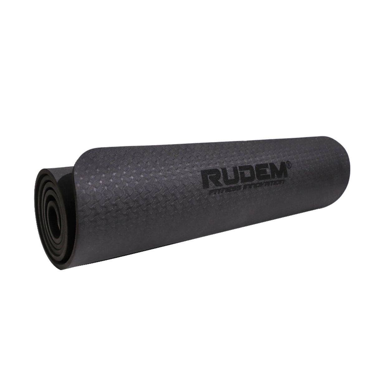 RUDEM - Matt de Yoga Negro 6mm