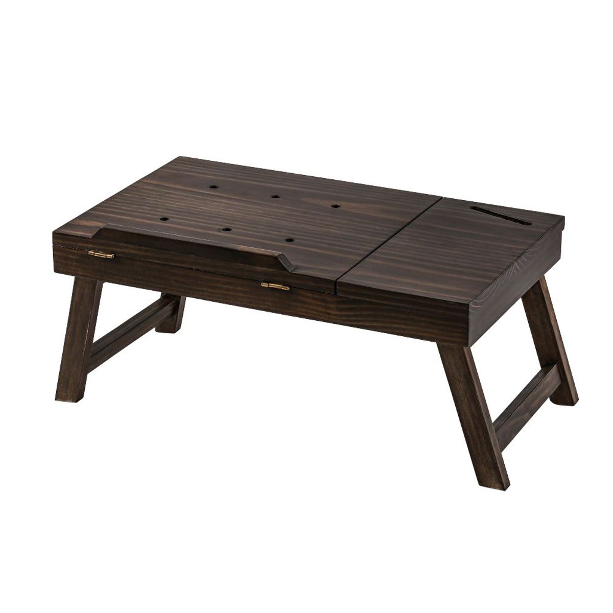 LUCANAS FURNITURE - Mesa Plegable para Laptop Melamine Pino/Nogal